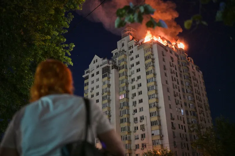 A major Russian attack kills 20 in Kyiv