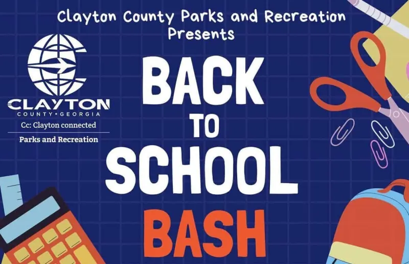 The Clayton County Back 2 School Bash: Free school supplies & haircuts, plus family fun on July 18th