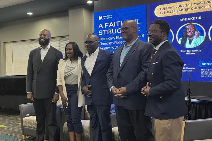 Ebenezer Baptist Church hosts intrafaith dialogue on democracy, America's 250th