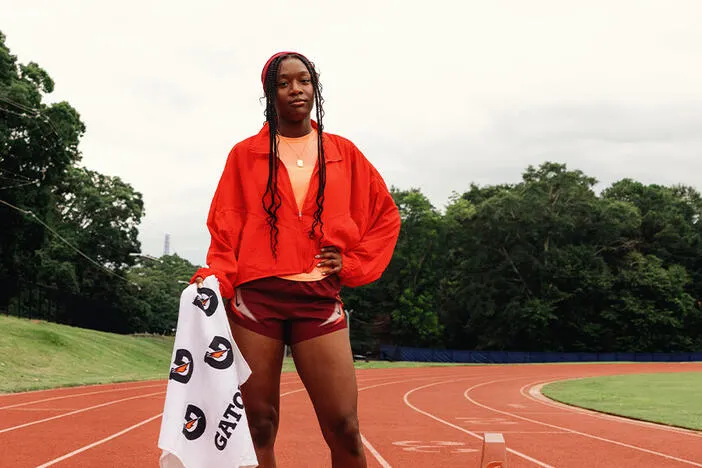 A Fairburn high school freshman is setting national records on the track. What's she doing next?