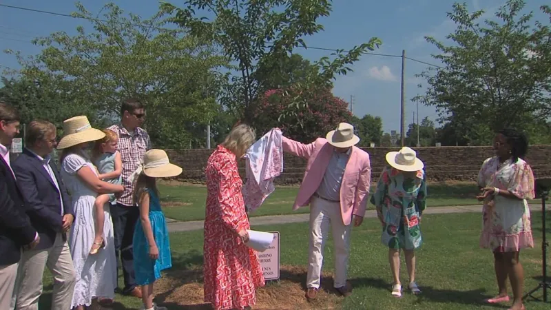 Ceremony honors Helen Weathers for 40 years advocating for Keep Macon-Bibb Beautiful