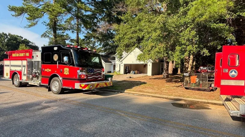 Family temporarily displaced after attic catches fire in Bonaire home, fire chief says