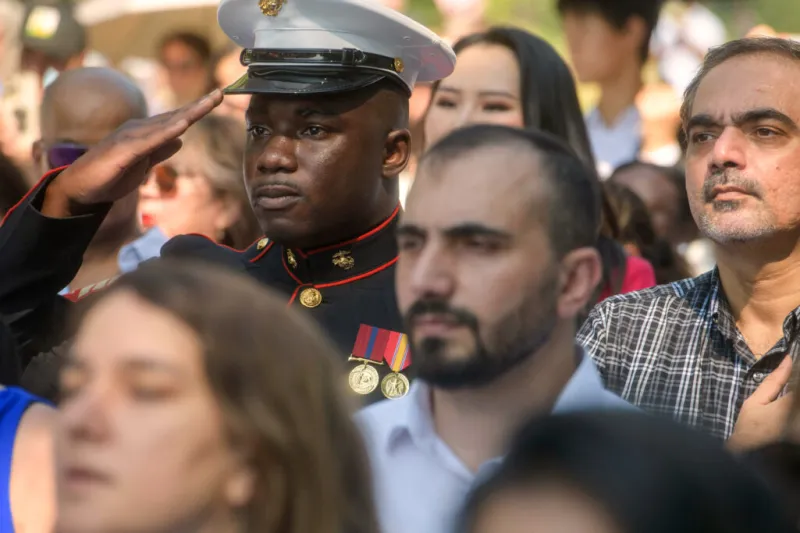 150 people from 50 countries become US citizens at Mount Vernon