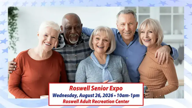 The Roswell Senior Expo is happening on Wednesday, August 26th