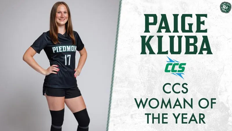 Piedmont's Paige Kluba Named CCS Woman of the Year by League Office