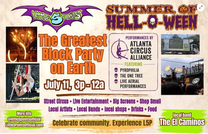 The Greatest Block Party on Earth: A 1-day street festival in Little 5 Points on Saturday