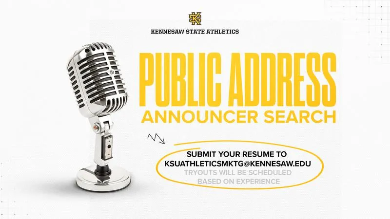 Apply to be a KSU PA Announcer