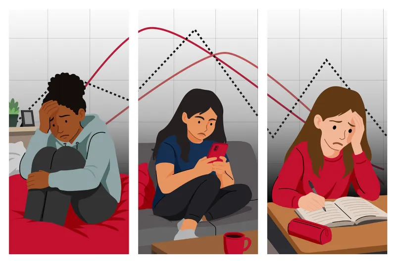 Hormonal changes during puberty linked to emotional distress in young girls