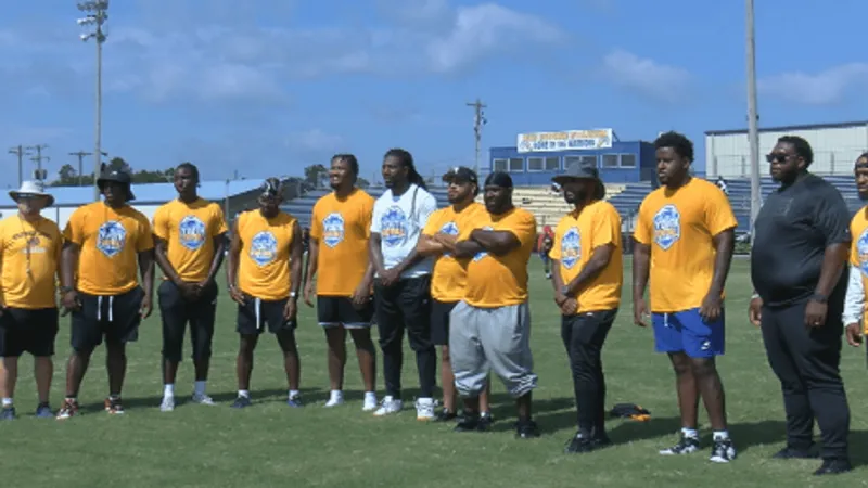 Wilkinson County football camp led by NFL trio spans kindergarten to high school