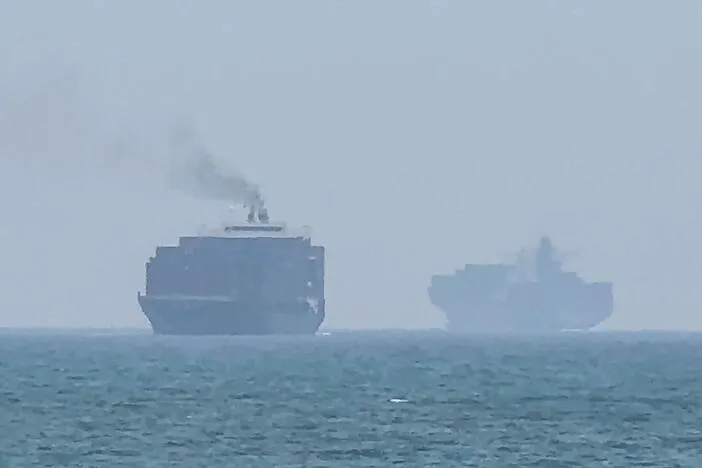 Trump says U.S. reimposes a blockade on Iran and charges a toll on ships