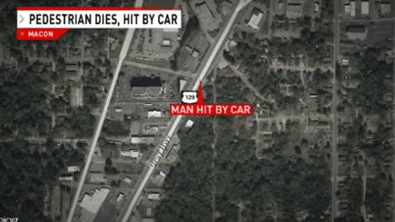 Pedestrian hit and killed overnight along Gray Highway in Macon