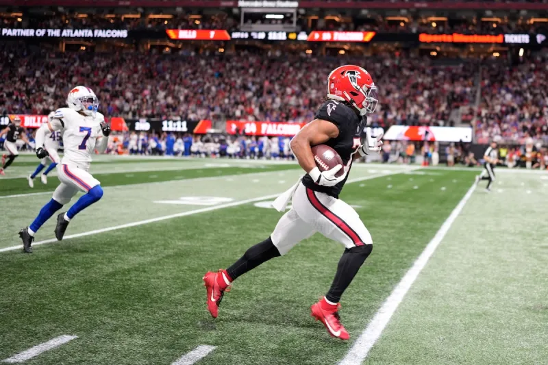 Bijan Robinson of the Falcons is voted as the top running back in the NFL by an AP panel