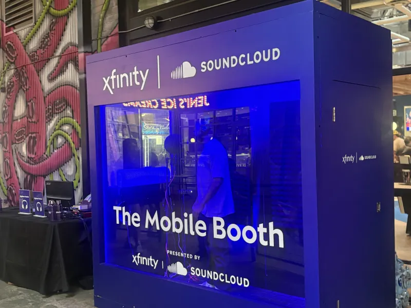 Xfinity x SoundCloud Mobile Booth brings fans into the studio
