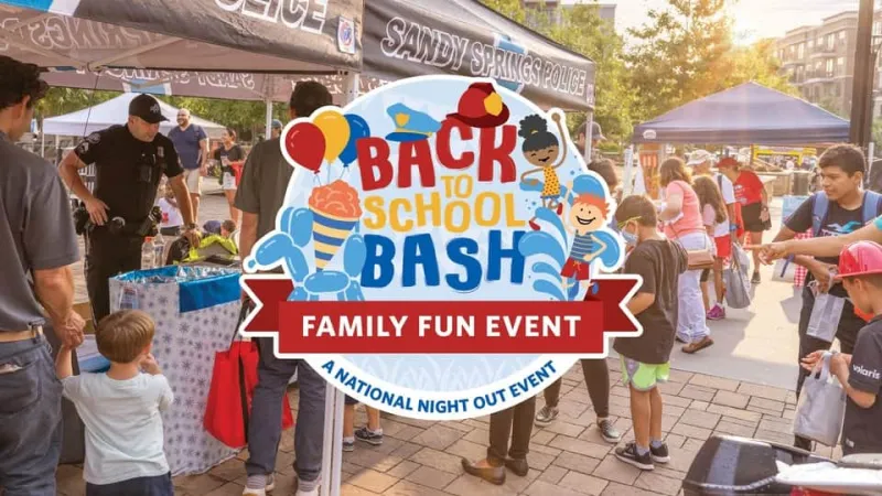 Sandy Springs hosts annual Back-to-School Bash and National Night Out on August 4th