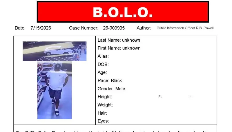 Griffin Police BOLO