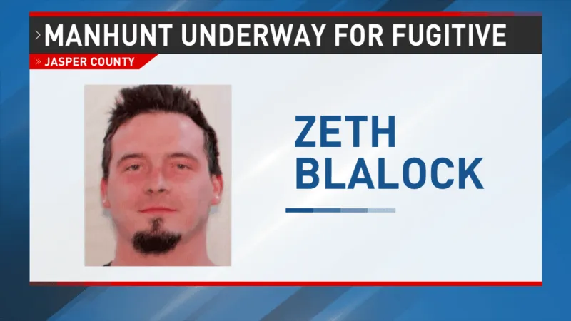 Jasper County authorities search for 'dangerous' man wanted in multiple counties