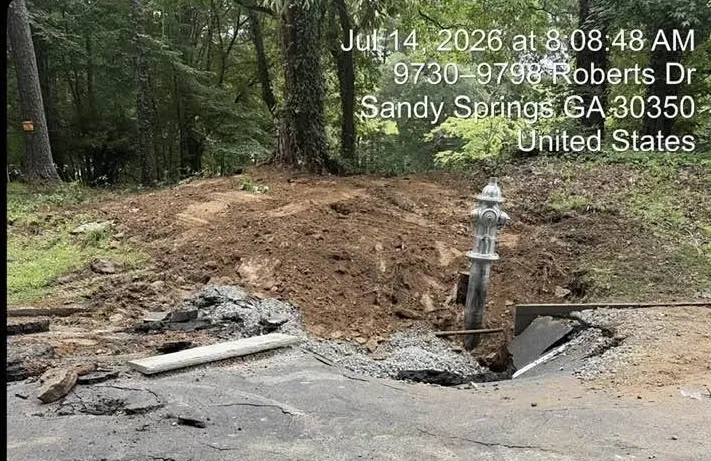 Update: Roberts Drive in Sandy Springs to reopen Saturday, briefly close next week for paving