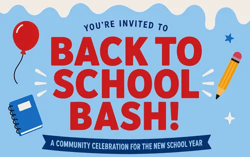 FREE Back-to-School Bash in Avondale Estates on August 1st