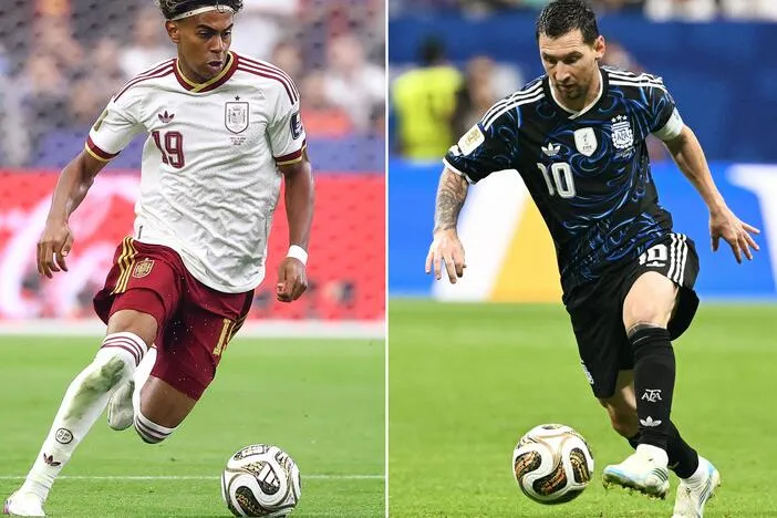 Argentina, Spain and their stars Lionel Messi and Lamine Yamal meet in World Cup final