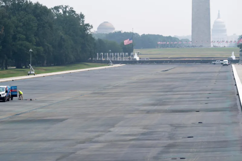 Trump administration should preserve Reflecting Pool evidence, judge says