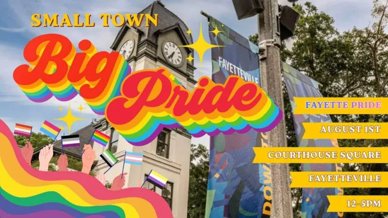 Fayette Pride hosts a family-friendly celebration and parade on August 1st