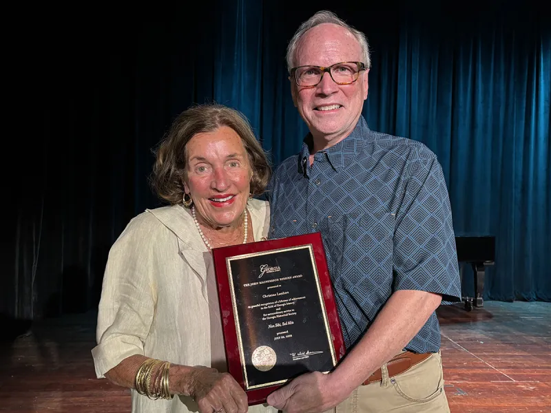 Christine Lambert Receives Lifetime Achievement Award from Georgia Historical Society