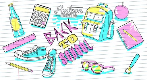 Back-to-School Bash at Pontoon Brewing on Saturday, Aug. 8th