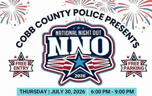 Cobb Police host a backpack & school supply giveaway at National Night Out, on July 30th