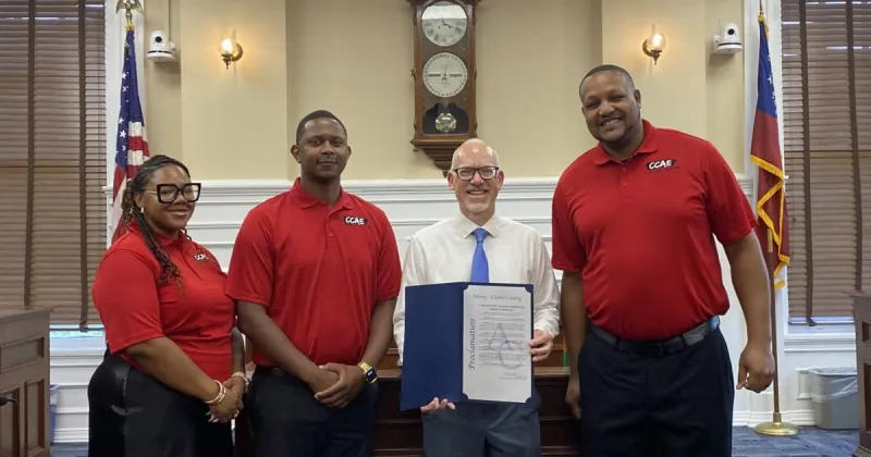 Athens mayor, educators recognize school personnel with "You Matter" proclamation