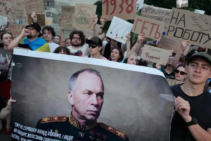 Ukraine's Zelenskyy fires his military chief after protests and names a new one