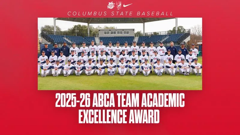 Columbus State Baseball Earns ABCA Team Academic Excellence Award