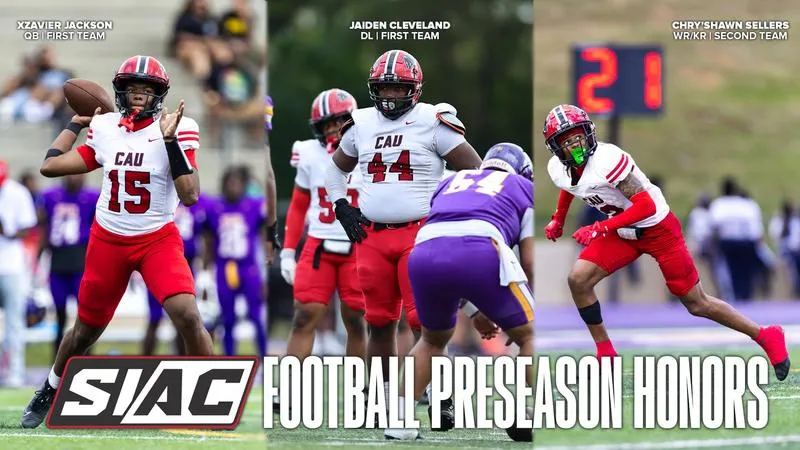 Three Panthers Earn SIAC Football Preseason Honors; Clark Atlanta Picked 10th in Preseason Poll