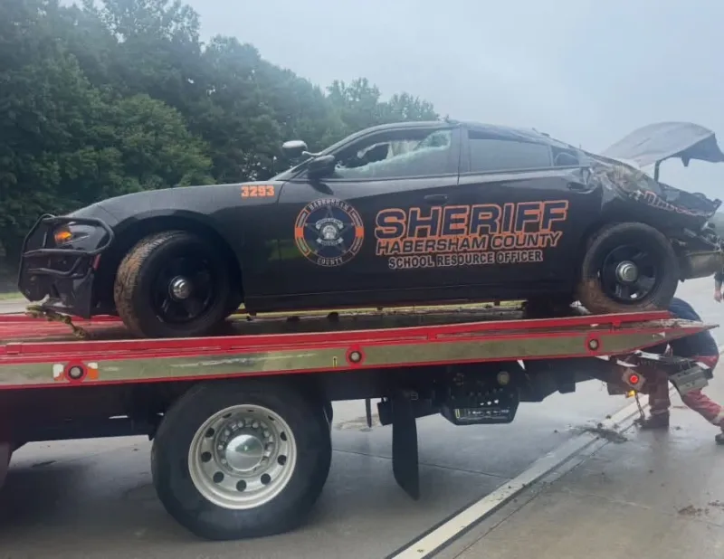 Habersham deputy injured in rollover on U.S. 441