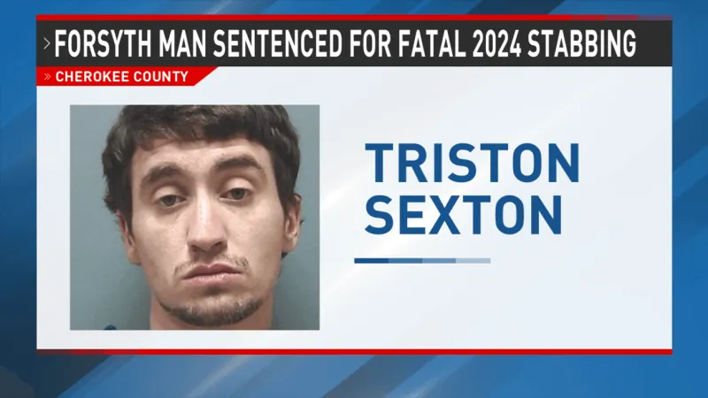 Forsyth man sentenced to life in prison for stabbing roommate 20 times in Woodstock murder