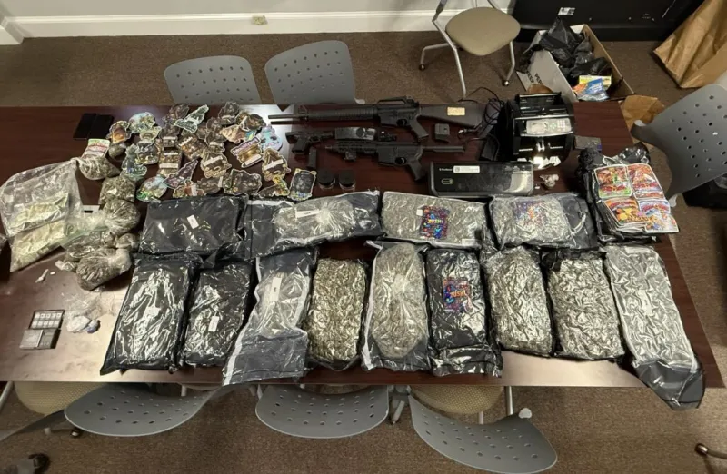Fentanyl, guns seized in Athens drug bust