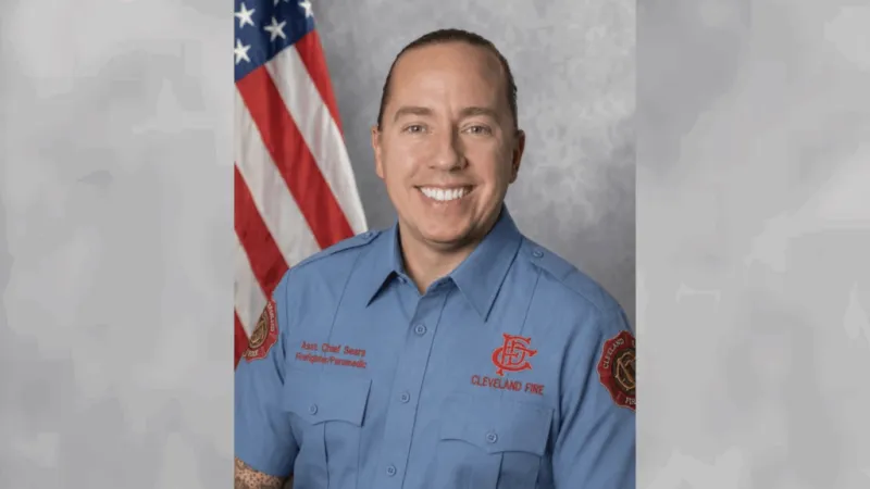 Stephen Sears promoted to assistant chief at Cleveland Fire Department