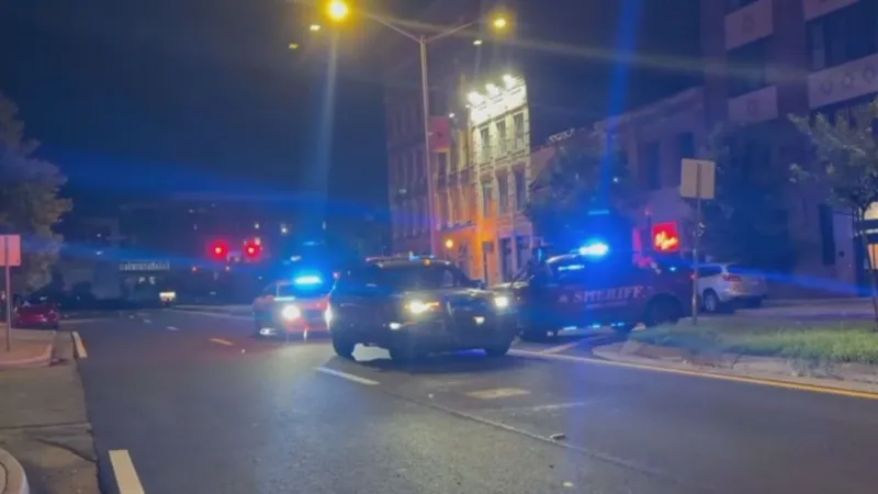 Investigation underway after car struck by gunfire on MLK Jr. Blvd. in Downtown Macon