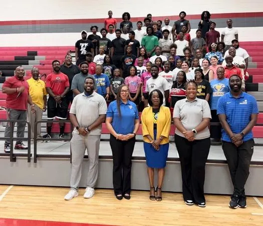 FVSU Athletics Spreads Positive Words and Wisdom at Marion County High School