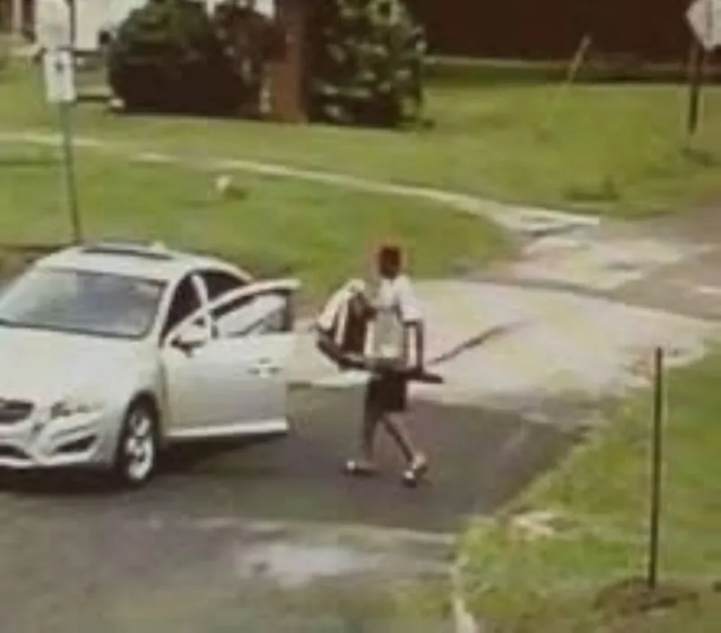 Talbot County suspect steals leaf blower from city work truck