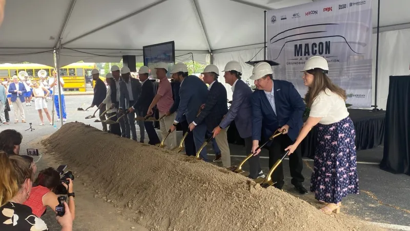 Officials break ground on new Macon Arena set to open in late 2028
