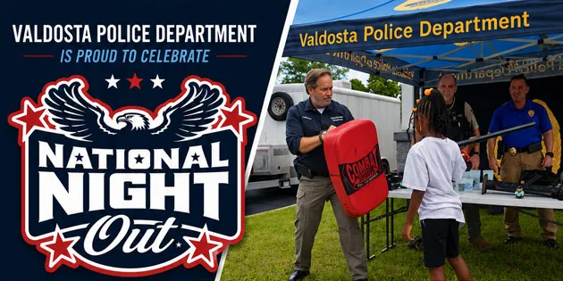 Valdosta Police Invite Community to National Night Out Celebration