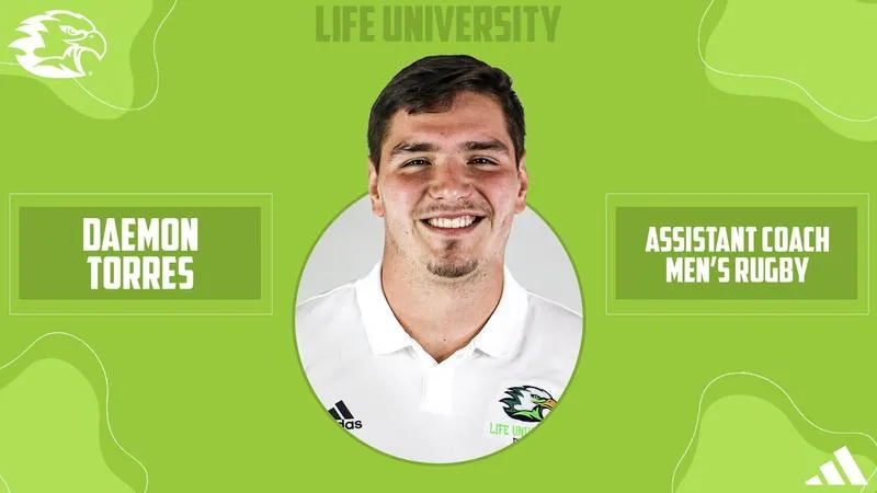 Life University Welcomes Daemon Torres Back as Men's Rugby Forwards Coach
