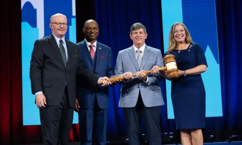 GA Legislature: Chair Beth Camp, President Pro Tempore Larry Walker Accept Host State Gavel for 2027 NCSL Legislative Summit in Atlanta
