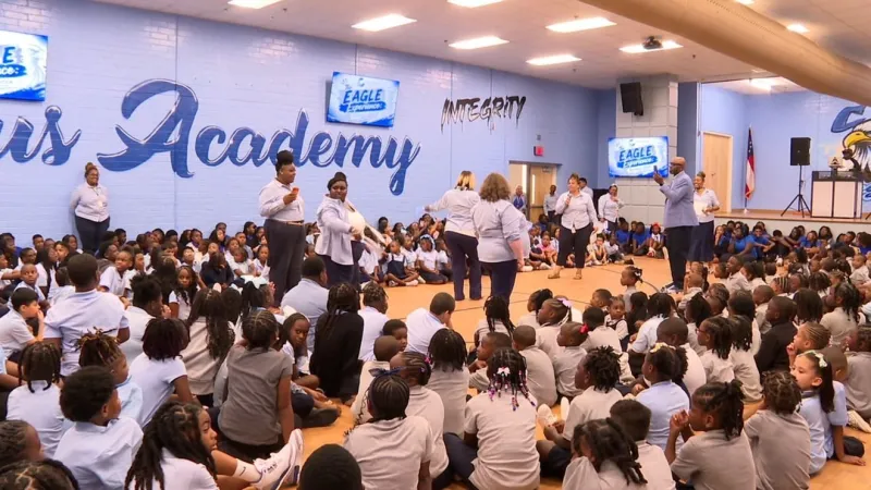 Cirrus Academy in Macon opens new year with pep rally, new principal and record enrollment