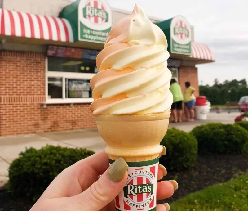 National Frozen Custard Day Deal at Rita's Italian Ice: get a BOGO deal on cones this Saturday