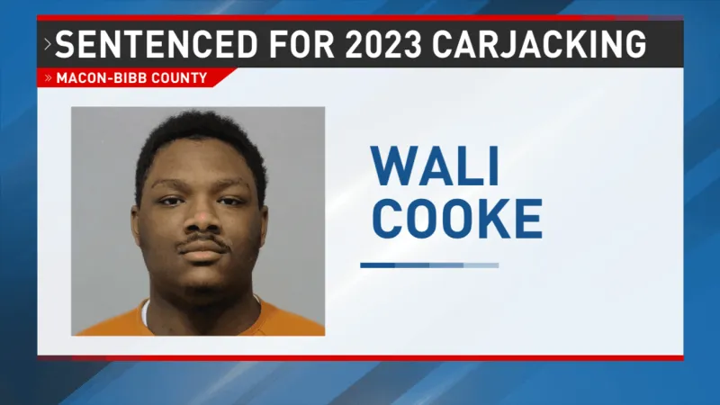 Macon DA: Man sentenced to 10 years for driving getaway vehicle in armed 2023 carjacking
