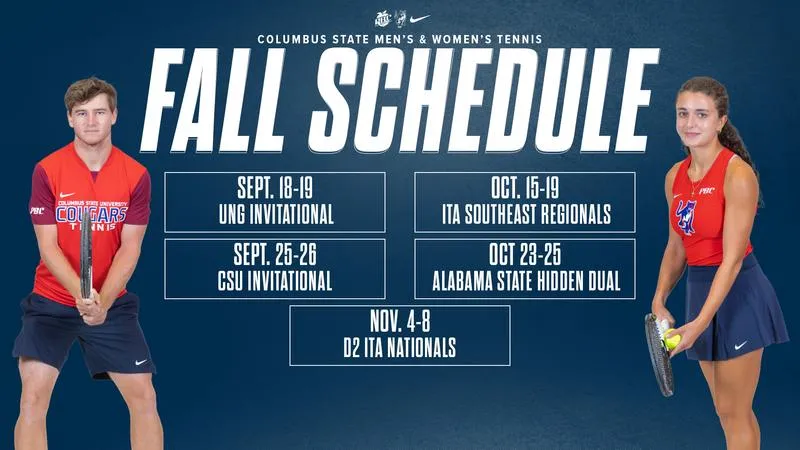 Columbus State Tennis Announces 2026 Fall Schedule