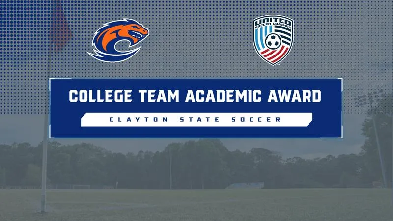 Clayton State Soccer Honored by the United Soccer Coaches