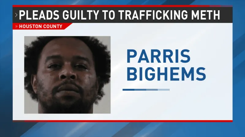 Warner Robins man sentenced to 10 years for trafficking meth in Houston County