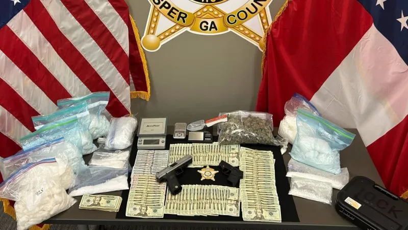 Jasper deputies seize about 20 pounds of meth, guns and cash after yearlong probe